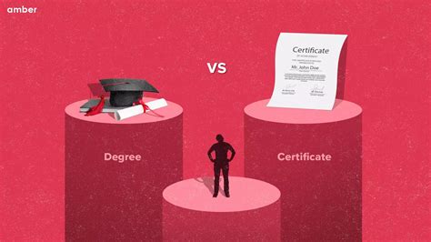 lv certificate|degree vs certificate.